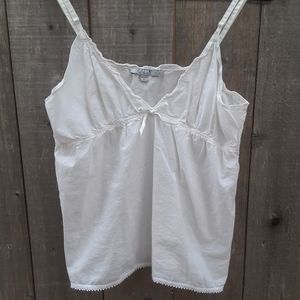 Babydoll White Camisole Large Calypso St. Barth